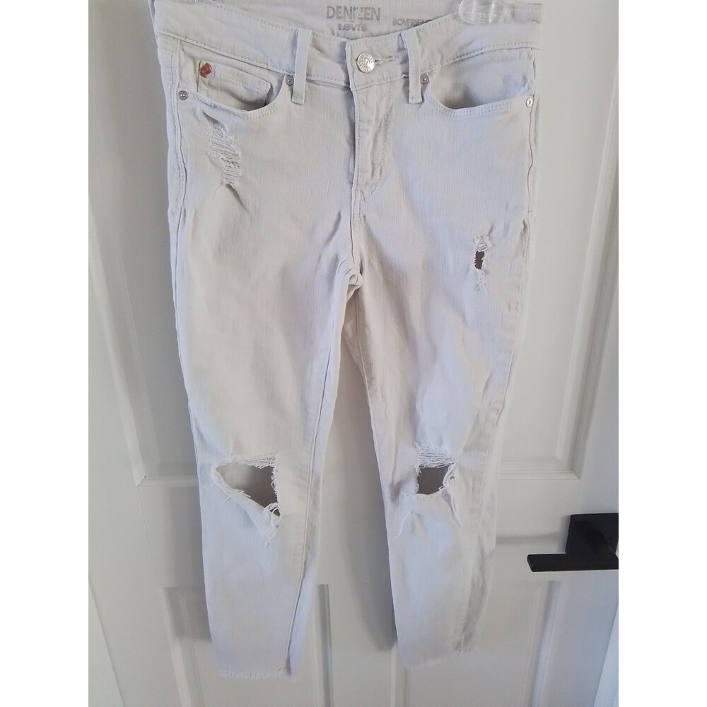 JUNIOR GIRLS DENIZEN LEVI'S BOYFRIEND JEANS. SZ 3
